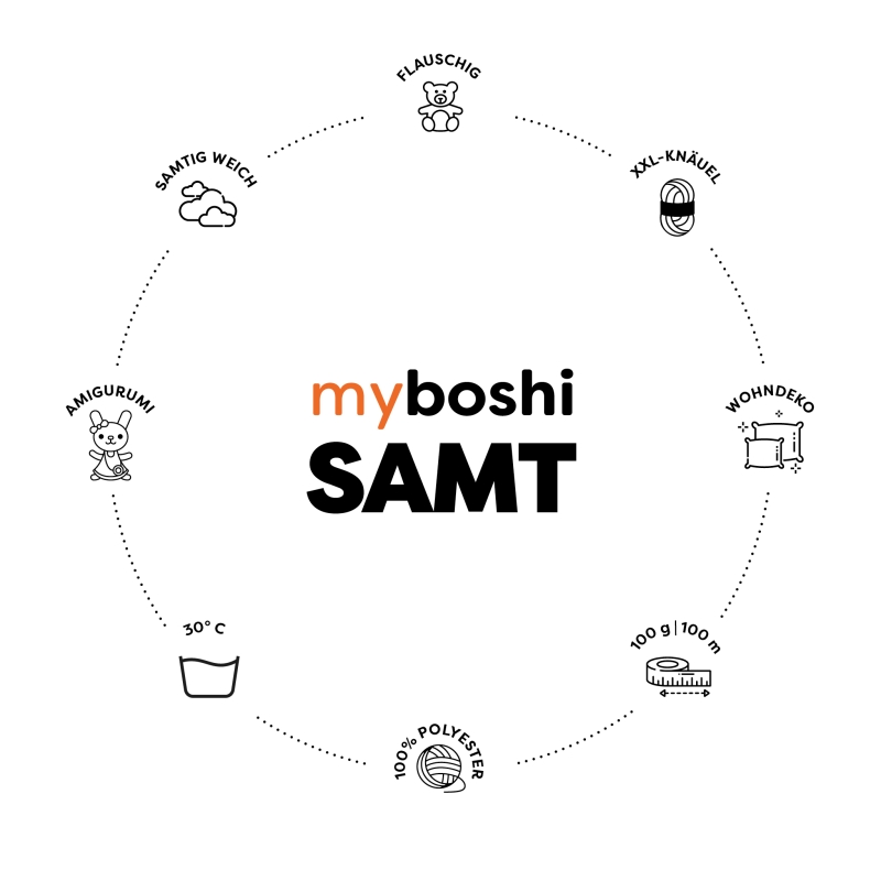 myboshi Samt (SEESTERN)
